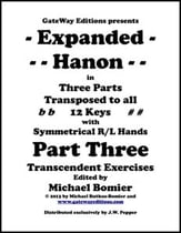 Expanded Hanon #3 piano sheet music cover